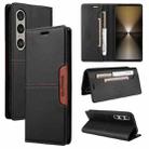 For Sony Xperia 1 VI GQUTROBE G01 RFID Anti-theft Leather Phone Case(Black) - 1