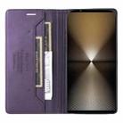 For Sony Xperia 1 VI GQUTROBE G01 RFID Anti-theft Leather Phone Case(Purple) - 3