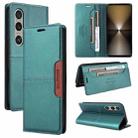 For Sony Xperia 1 VI GQUTROBE G01 RFID Anti-theft Leather Phone Case(Green) - 1