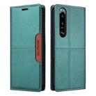 For Sony Xperia 5 III GQUTROBE G01 RFID Anti-theft Leather Phone Case(Green) - 2