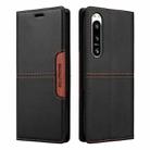 For Sony Xperia 5 IV GQUTROBE G01 RFID Anti-theft Leather Phone Case(Black) - 2