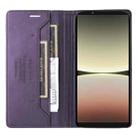 For Sony Xperia 5 IV GQUTROBE G01 RFID Anti-theft Leather Phone Case(Purple) - 3