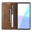 For Sony Xperia 5 VI GQUTROBE G01 RFID Anti-theft Leather Phone Case(Brown) - 3