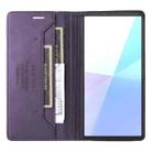 For Sony Xperia 5 VI GQUTROBE G01 RFID Anti-theft Leather Phone Case(Purple) - 3