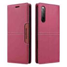 For Sony Xperia 10 II GQUTROBE G01 RFID Anti-theft Leather Phone Case(Red) - 2