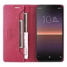 For Sony Xperia 10 II GQUTROBE G01 RFID Anti-theft Leather Phone Case(Red) - 3