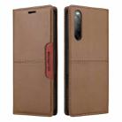 For Sony Xperia 10 II GQUTROBE G01 RFID Anti-theft Leather Phone Case(Brown) - 2