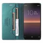 For Sony Xperia 10 II GQUTROBE G01 RFID Anti-theft Leather Phone Case(Green) - 3