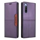 For Sony Xperia 10 III GQUTROBE G01 RFID Anti-theft Leather Phone Case(Purple) - 2