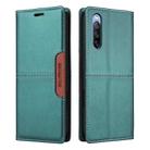 For Sony Xperia 10 III GQUTROBE G01 RFID Anti-theft Leather Phone Case(Green) - 2