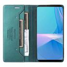 For Sony Xperia 10 III GQUTROBE G01 RFID Anti-theft Leather Phone Case(Green) - 3