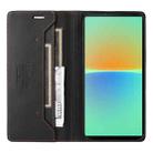 For Sony Xperia 10 IV GQUTROBE G01 RFID Anti-theft Leather Phone Case(Black) - 3