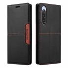 For Sony Xperia 10 V GQUTROBE G01 RFID Anti-theft Leather Phone Case(Black) - 2