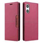 For Sony Xperia 10 VI GQUTROBE G01 RFID Anti-theft Leather Phone Case(Red) - 2