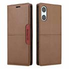 For Sony Xperia 10 VI GQUTROBE G01 RFID Anti-theft Leather Phone Case(Brown) - 2