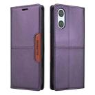 For Sony Xperia 10 VI GQUTROBE G01 RFID Anti-theft Leather Phone Case(Purple) - 2