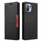 For Xiaomi Mi 11 Lite GQUTROBE G01 RFID Anti-theft Leather Phone Case(Black) - 2