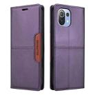 For Xiaomi Mi 11 Lite GQUTROBE G01 RFID Anti-theft Leather Phone Case(Purple) - 2