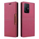 For Xiaomi 11T / 11T Pro GQUTROBE G01 RFID Anti-theft Leather Phone Case(Red) - 2