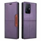 For Xiaomi 11T / 11T Pro GQUTROBE G01 RFID Anti-theft Leather Phone Case(Purple) - 2