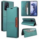 For Xiaomi 11T / 11T Pro GQUTROBE G01 RFID Anti-theft Leather Phone Case(Green) - 1