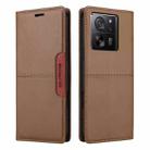 For Xiaomi 13T / 13T Pro GQUTROBE G01 RFID Anti-theft Leather Phone Case(Brown) - 2