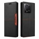 For Xiaomi 13T / 13T Pro GQUTROBE G01 RFID Anti-theft Leather Phone Case(Black) - 2