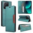 For Xiaomi 13T / 13T Pro GQUTROBE G01 RFID Anti-theft Leather Phone Case(Green) - 1