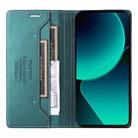 For Xiaomi 13T / 13T Pro GQUTROBE G01 RFID Anti-theft Leather Phone Case(Green) - 3
