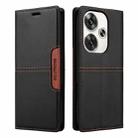 For Xiaomi Poco F6 GQUTROBE G01 RFID Anti-theft Leather Phone Case(Black) - 2