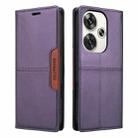 For Xiaomi Poco F6 GQUTROBE G01 RFID Anti-theft Leather Phone Case(Purple) - 2
