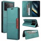 For Xiaomi Poco F6 Pro GQUTROBE G01 RFID Anti-theft Leather Phone Case(Green) - 1