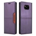 For Xiaomi Poco X3 NFC GQUTROBE G01 RFID Anti-theft Leather Phone Case(Purple) - 2