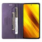 For Xiaomi Poco X3 NFC GQUTROBE G01 RFID Anti-theft Leather Phone Case(Purple) - 3