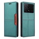 For Xiaomi Poco X6 Pro GQUTROBE G01 RFID Anti-theft Leather Phone Case(Green) - 2