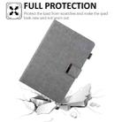 For iPad mini 6 / mini 2024 Hardware Buckle Deformation Holder Smart Leather Tablet Case(Grey) - 2