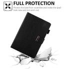 For iPad mini 6 / mini 2024 Hardware Buckle Deformation Holder Smart Leather Tablet Case(Black) - 2