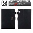 For iPad mini 6 / mini 2024 Hardware Buckle Deformation Holder Smart Leather Tablet Case(Black) - 3