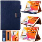 For iPad mini 6 / mini 2024 Hardware Buckle Deformation Holder Smart Leather Tablet Case(Royal Blue) - 1