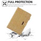 For iPad mini 6 / mini 2024 Hardware Buckle Deformation Holder Smart Leather Tablet Case(Glitter Gold) - 2