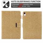 For iPad mini 6 / mini 2024 Hardware Buckle Deformation Holder Smart Leather Tablet Case(Glitter Gold) - 3