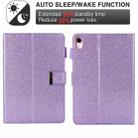 For iPad mini 6 / mini 2024 Hardware Buckle Deformation Holder Smart Leather Tablet Case(Glitter Purple) - 3
