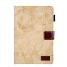 For iPad mini 6 / mini 2024 Fabric Contrast Color Smart Leather Tablet Case(Yellow) - 2