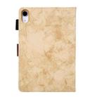 For iPad mini 6 / mini 2024 Fabric Contrast Color Smart Leather Tablet Case(Yellow) - 3