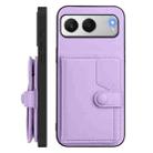 For OnePlus Nord 4 Button Card Bag RFID Anti-theft Phone Case(Purple) - 2