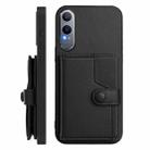 For OnePlus Nord CE4 Lite 5G Button Card Bag RFID Anti-theft Phone Case(Black) - 2