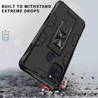 For Samsung Galaxy A21s Soldier Armor Shockproof TPU + PC Magnetic Protective Case with Holder(Silver) - 8