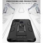 For Samsung Galaxy A21s Soldier Armor Shockproof TPU + PC Magnetic Protective Case with Holder(Red) - 3