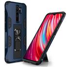 For Xiaomi Redmi Note 8 Pro Soldier Armor Shockproof TPU + PC Magnetic Protective Case with Holder(Blue) - 1
