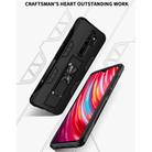 For Xiaomi Redmi Note 8 Pro Soldier Armor Shockproof TPU + PC Magnetic Protective Case with Holder(Black) - 2